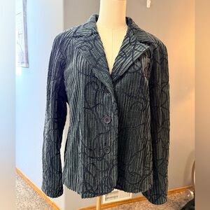 SEASONS Textured Cotton Jacket – XL